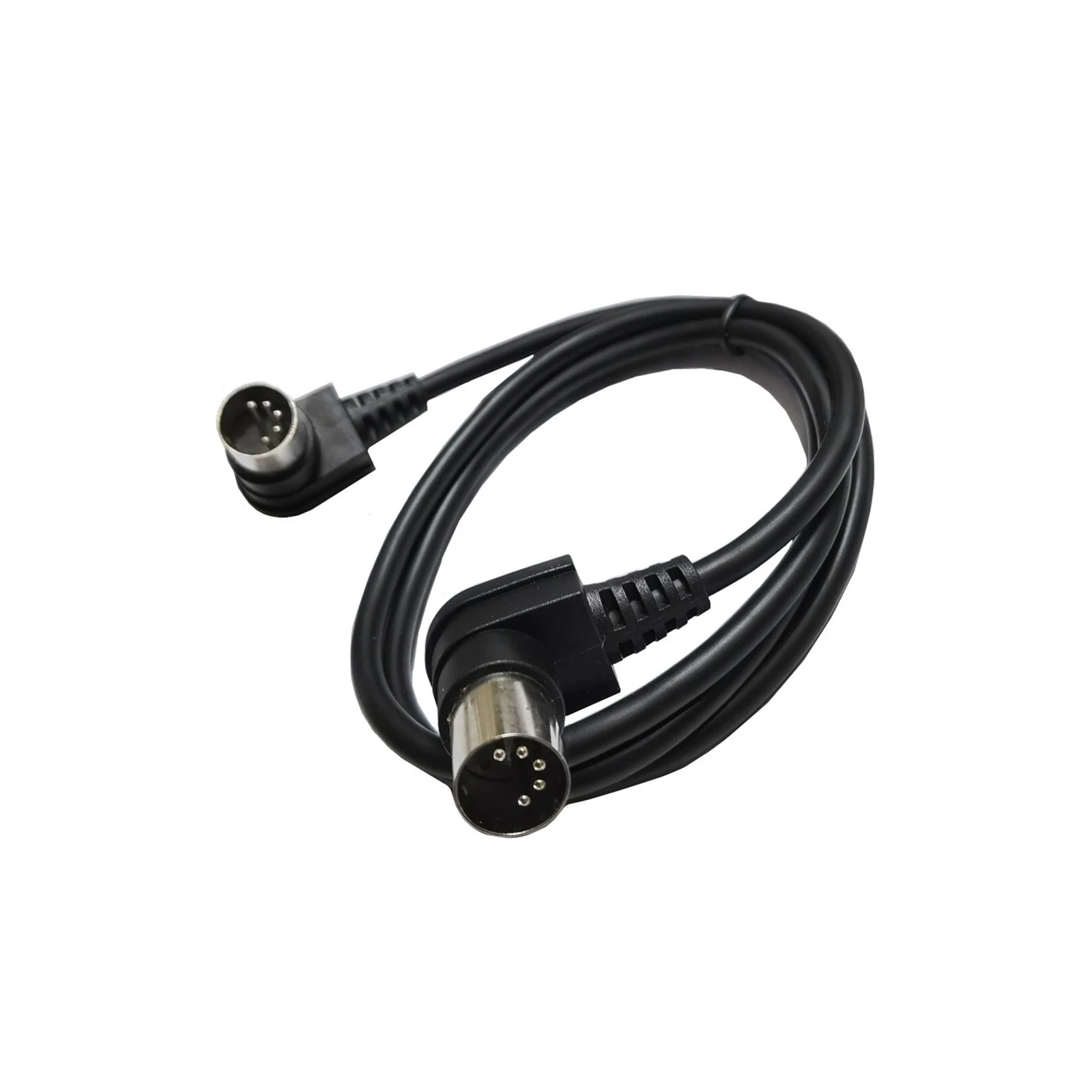 1-8шт Двойной 90 ° Локоть под прямым углом DIN5P Штекер к MIDI аудио Удлинительному кабелю - 3