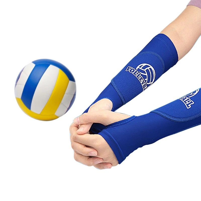 1 Пара волейбольных рукавов Волейбольная защита запястья Волейбольные Налокотники Передающие рукава предплечья Волейбольная Защита рук - 1