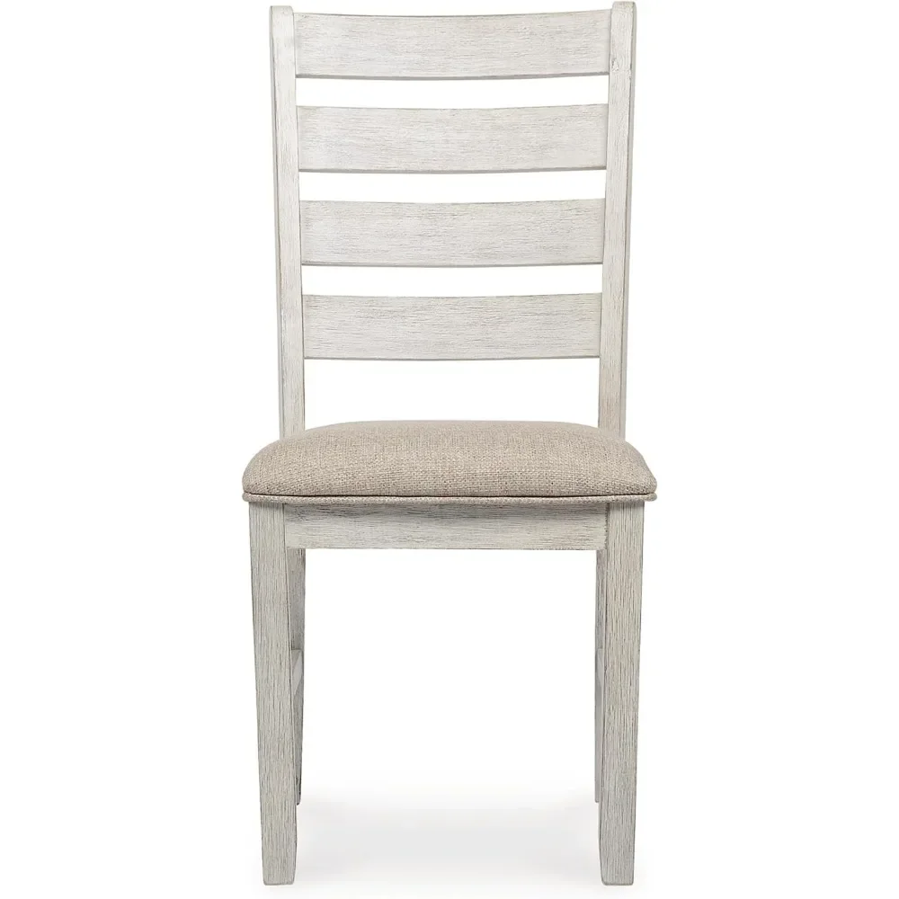 20-дюймовый стул для столовой в современном фермерском доме, белые стулья для кухонной мебели, элитная мебель для дома - 3
