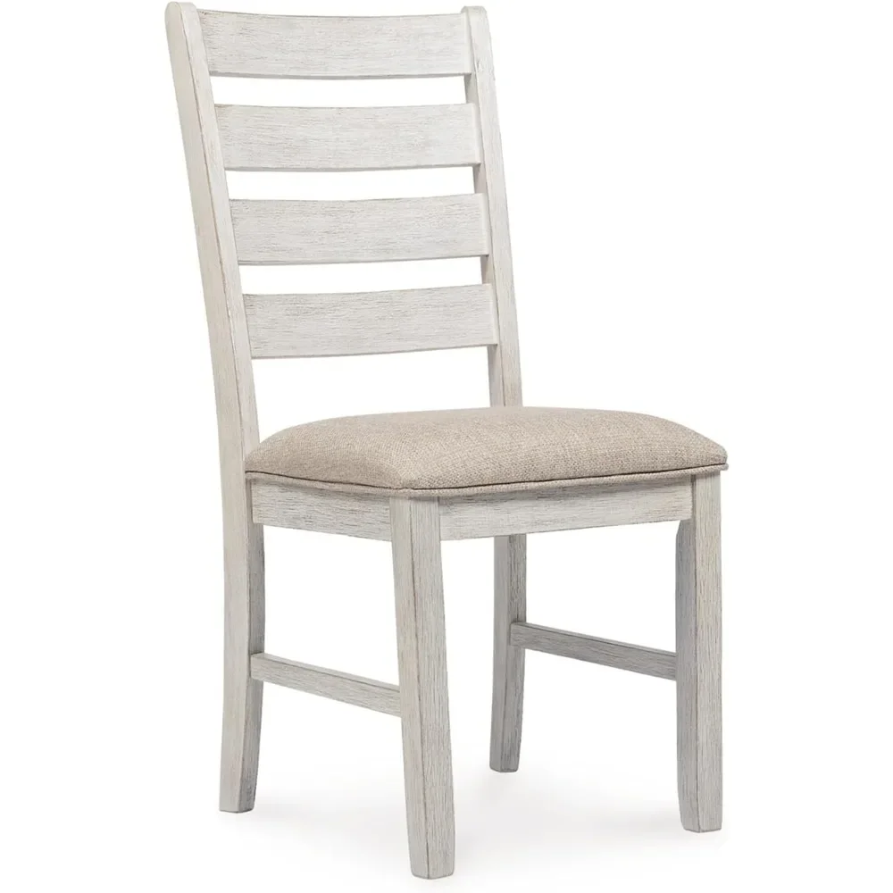 20-дюймовый стул для столовой в современном фермерском доме, белые стулья для кухонной мебели, элитная мебель для дома - 4