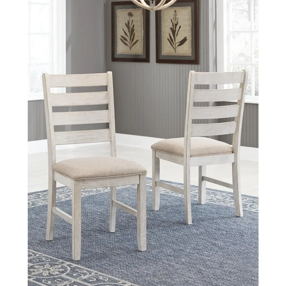 20-дюймовый стул для столовой в современном фермерском доме, белые стулья для кухонной мебели, элитная мебель для дома - 5