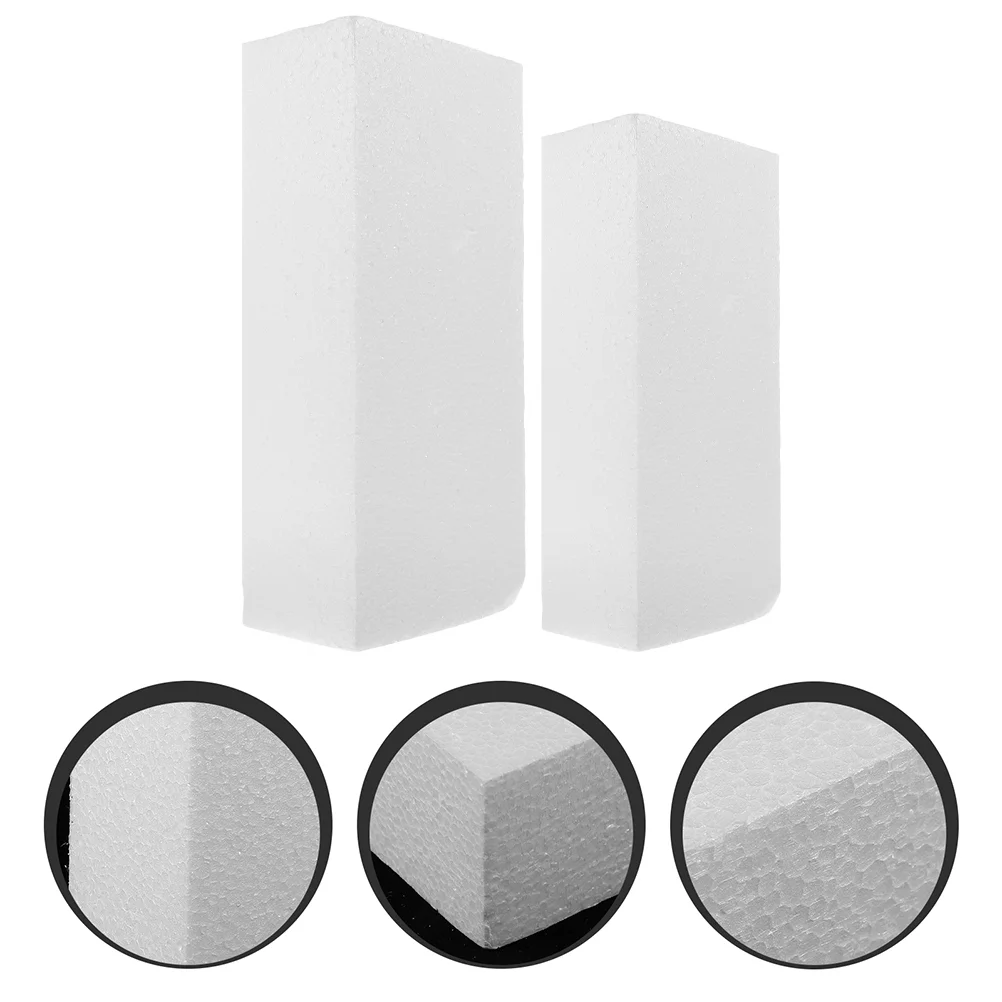4 Шт Прямоугольных пеноблоков для поделок из пенопластовых блоков Материал блоков для лепки - 0