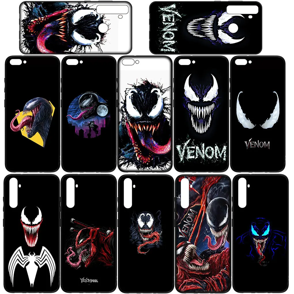 Venom Супергерои Marvel Чехол для Телефона Samsung Galaxy Note 20 Ultra 10 S10 Lite S9 Plus A71 A70 A02S A11 A6 Мягкий Корпус - 2