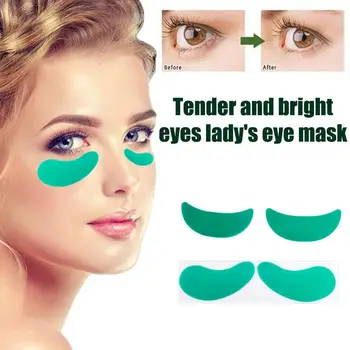 1 пара Многоразовых силиконовых пластырей для глаз, гелевых пластырей для подтяжки лица, антивозрастных прокладок для кожи, прокладок для удаления мешков под глазами.