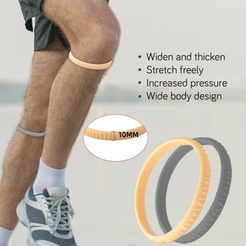 1 шт., тонкий пояс для коленной чашечки, баскетбольный пояс для коленного сустава, веревочное кольцо для коленного сустава, резинка, спортивный наколенник, эластичный