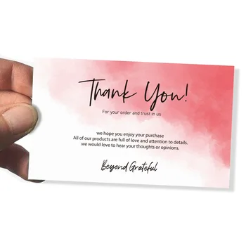 10-30 шт. Спасибо за ваш заказ, синяя Розовая карточка, спасибо за поддержку малого бизнеса, подарочная карта для оформления этикеток, мультипакет