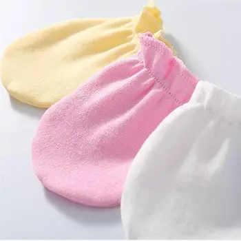 10 Пар детских перчаток, приятных на ощупь, Хлопчатобумажные варежки, не царапающиеся