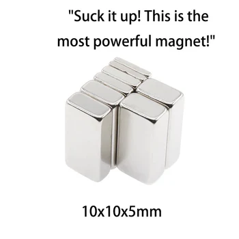 10x10x5 Ферритовый Квадратный Imas Магнитный Элемент N35 Магниты На Холодильник Супер Сильный Сварочный Магнит Шарики Галлиевый Магнит для автомобиля