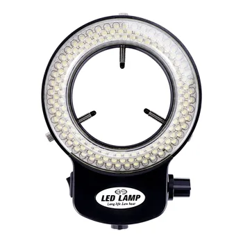 144 светодиода кольцевой подсветки минископа кольцевая подсветка 0-100% регулируемая лампа для кольцевой подсветки минископа
