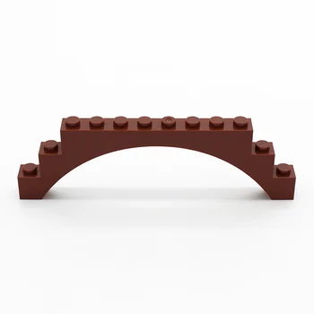 20 ШТУК MOC Bricks 6108 Arch 1x12x3 Bridge DIY Enlighten Building Blocks, Совместимых с объемными конструкторами, Сборные Игрушки