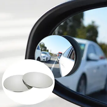 360 Градусов Регулируемое HD Зеркало Слепой Зоны Автомобиля Выпуклые Зеркала Заднего Вида Для Заднего Хода Автомобиля Широкоугольный Автомобиль Безопасность Парковки