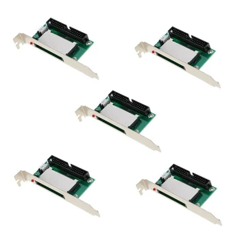 5х 40-контактный МВ компактные флэш-карты до 3.5 IDE конвертер адаптер PCI кронштейн задней панели