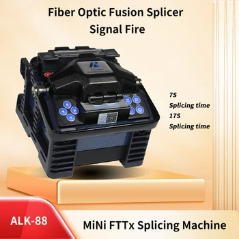 Eloik ALK-88 Волоконно-оптический сварочный аппарат для сварки сердечников оптического волокна на 6 языках с сенсорным экраном и набором инструментов VFL OPM