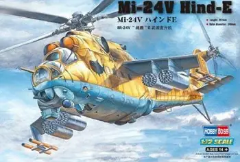 Hobby Boss модельный комплект 1/72 87220 Mi-24V Hind-E истребитель пластиковая модель Hobbyboss