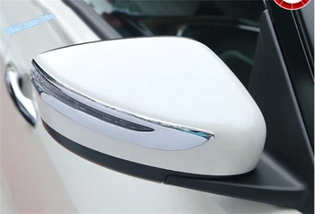 Lapetus Стайлинг Автомобиля Наружное Дверное Зеркало Защитная Полоса Стример Накладка 2 Шт Для Nissan Kicks 2016-2021 ABS