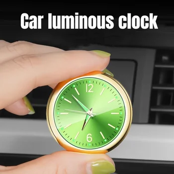 Автомобильные Электронные часы ATsafepro Со Светящимся Автомобильным Внутренним Дисплеем Времени, Мини-Крошечные Светящиеся Автомобильные Вентиляционные Часы