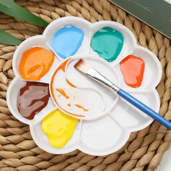 Альтернативы мини-искусству Пластиковый инструмент для рисования акварелью Цветовая палитра Лоток для краски Принадлежности для рисования