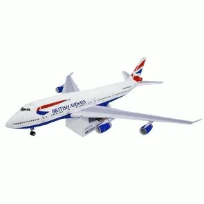 Бумажная модель British Airways 747-400