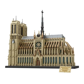 В НАЛИЧИИ 8868 шт. конструктор MOC Idea Notre Dame de Paris для взрослых Строительные блоки, кирпичи для сборки Рождественского подарочного набора
