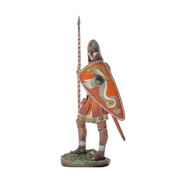 В разобранном виде 1/32 древний фэнтезийный воин-солдат с фигуркой из смолы на основе, наборы миниатюрных моделей, неокрашенные