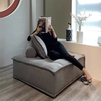 Европейский роскошный одноместный диван для гостиной Nordic Одноместный диван для гостиной Lazy Bedroom Muebles Para Hogar Предметы домашнего обихода