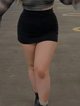 Женская мини-юбка с низкой талией, однотонная облегающая летняя юбка-футляр, клубная одежда для повседневной вечеринки