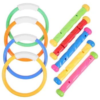 Игровой набор для дайвинга водные игрушки кольца для бассейна Детские игрушки для малышей 3-5 лет палочки для дайвинга