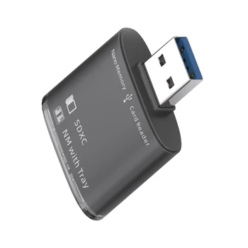 Изящный кард-ридер USB2.0/USB3.0 до NM Прочный и легкий дизайн, простой в использовании