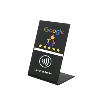 Индивидуальный заказ.продукт.Отзыв о Google Card NFC NTAG213 215 Пластиковая подставка Rfid для входов //Yelp/ Ресторан/отель Tripadvisor