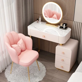 Классический очаровательный туалетный столик для спальни, роскошные Органайзеры для хранения, туалетный столик, шкаф, мебель для дома в скандинавском стиле Tocador Maquillaje