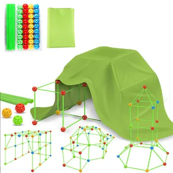 Конструктор Fort Building Blocks Juguetes Крытая палатка, высококачественный мяч из АБС-пластика, развивающие игрушки для девочек и мальчиков