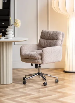 Кресло для макияжа, компьютерное кресло, можно поднимать, спинка кресла легкая и роскошная