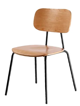 Минималистичные обеденные стулья из кованого железа, простая и легкая роскошь, столы и стулья для молочного чая, стулья для кафе-ресторана