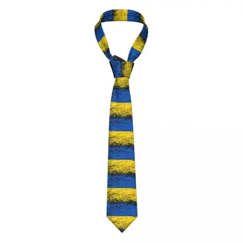 Модный Флаг Украины, Украинские Галстуки, Мужские Шелковые Офисные галстуки на заказ в Украине