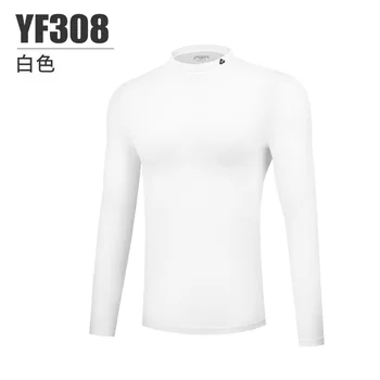 Мужская крутая дышащая высокоэластичная спортивная одежда для тренировок PGM Golf YF308 Солнцезащитные рубашки Ice Silk С защитой от ультрафиолета с длинным рукавом