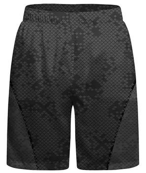 Мужские компрессионные шорты с принтом, дышащие удобные брюки для фитнеса, бега, тренировок по ММА, боевых спаррингов Короткие (22146)
