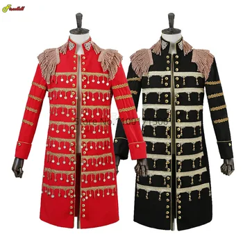 Мужские куртки для ди-джеев в стиле стимпанк для ночного клуба, длинный пиджак для вечеринки на Хэллоуин, Блейзер для сценического выступления Певца, костюмы для косплея