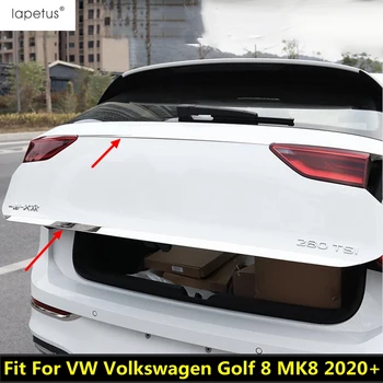 Накладка на задние задние ворота багажника Подходит для VW Volkswagen Golf 8 MK8 2020 - 2023 Внешний комплект аксессуаров из нержавеющей стали