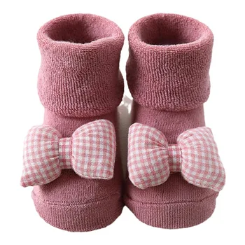 Носки для новорожденных от 0 до 3 лет, Носки для девочек, хлопчатобумажные сетчатые Милые нескользящие носки для новорожденных мальчиков и малышей, аксессуары для малышей