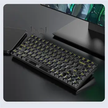 Однорежимная механическая клавиатура CMK87-SA, 87 клавиш, Полноклавишная Офисная игровая клавиатура с возможностью горячей замены, Стандартная раскладка 80%