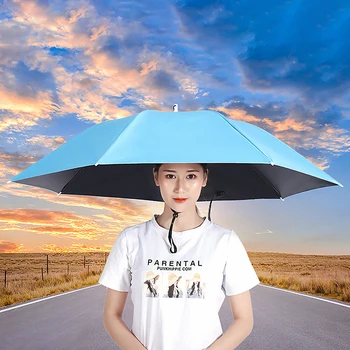 Переносная шляпа-зонтик от дождя, Складной солнцезащитный козырек на открытом воздухе, Водонепроницаемый Кемпинг, Взрослые, Дети, Головные уборы для рыбалки, Пляжные головные уборы, Аксессуар