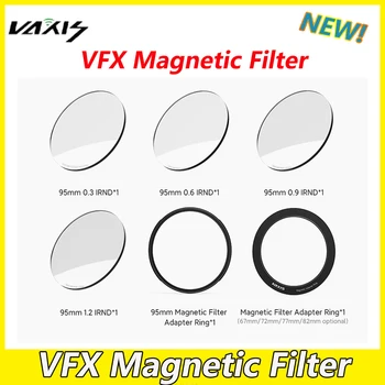 Переходное Кольцо Для Магнитного Фильтра Vaxis 95mm VFX 67 72 77 82 мм Фильтр Объектива Камеры ND Pure/Black Mist Filter Kit для DSLR