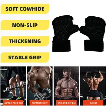 Перчатки для спортзала, перчатки для поднятия тяжестей, перчатки для занятий бодибилдингом, Спортивные упражнения, Перчатки для тренировок для мужчин и женщин, U7K5