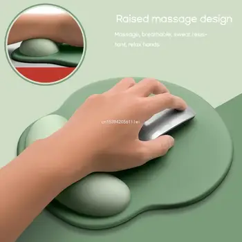 Подставка для запястья мыши Силиконовая подушка для рук Мягкая накладка для рук Цветной челнок