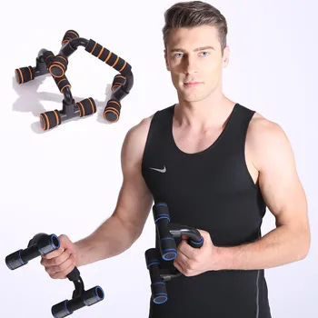 Подставки для отжиманий Оборудование для фитнеса в домашнем тренажерном зале Губка для тренировки грудных мышц I-образный кронштейн для отжиманий Комплексное упражнение
