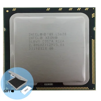 Процессор Intel Xeon L5638 l5638, 2,0 ГГц, шестиядерный серверный ЦПУ LGA1366/12 МБ, L3 60 Вт