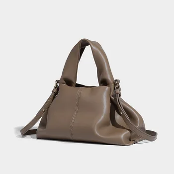 Роскошная Плиссированная сумка Cloud, женские сумки, Мягкая сумка через плечо из искусственной кожи, высококачественные складные сумки для пельменей для женщин 2023, клатч