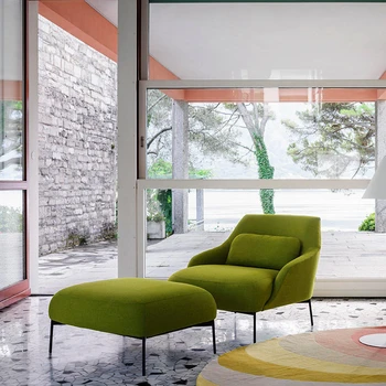 Секционный Тканевый Диван для офиса, Зеленая мебель для дивана, Современный Модульный диван