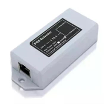 Сетевой Удлинитель 1 В 2 Выхода Стандарта Gigabit POE 1000M Каскадный Ретранслятор Rj45 Соответствует Стандарту IEEE 802.3AT/AF Для IP-камеры