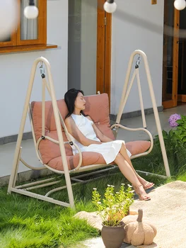 Сеть развлечений Courtyard Garden Red Swing Home Подвесная корзина для дома подвесное кресло-качалка на открытом воздухе
